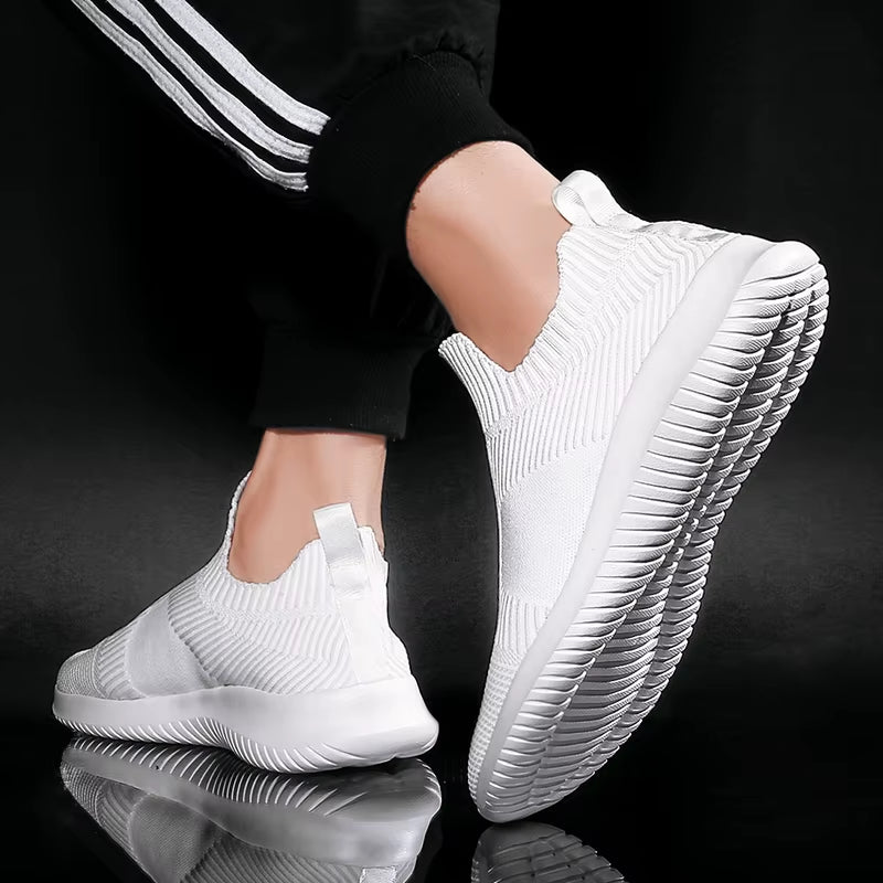 Breathable Men Shoes Trend Flat White Casual Shoes Light Male Sneaker Breathable Luxury Footwear Vulcanize Shoes Man 2022 Summer